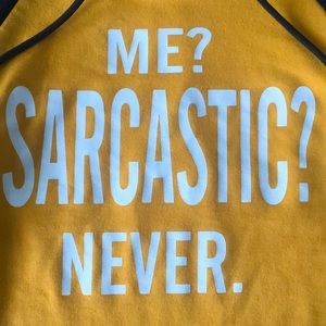 Sarcastic Crop-Top